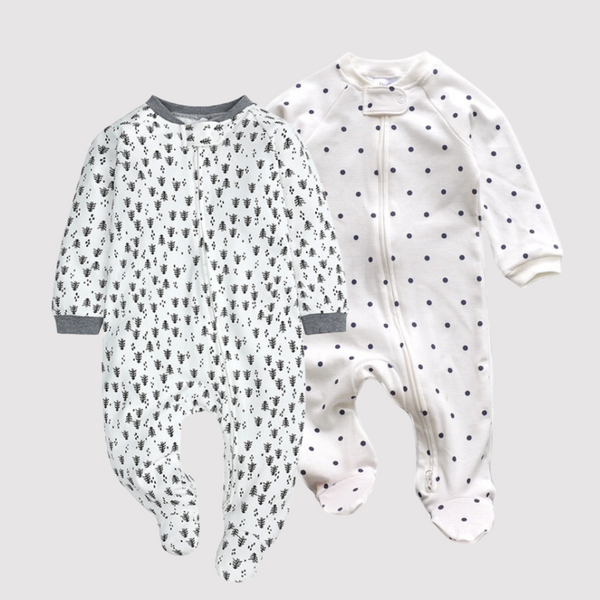 Neutral baby zippyup twin pack