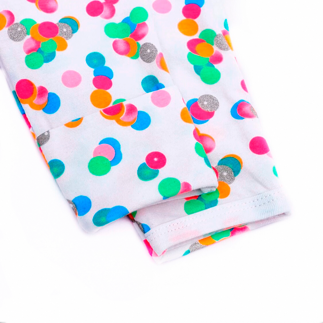 Multi Coloured Spot Print Zipped Babygrow