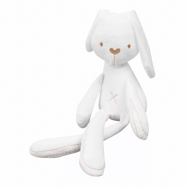 Hello World White Bunny Soft Toy