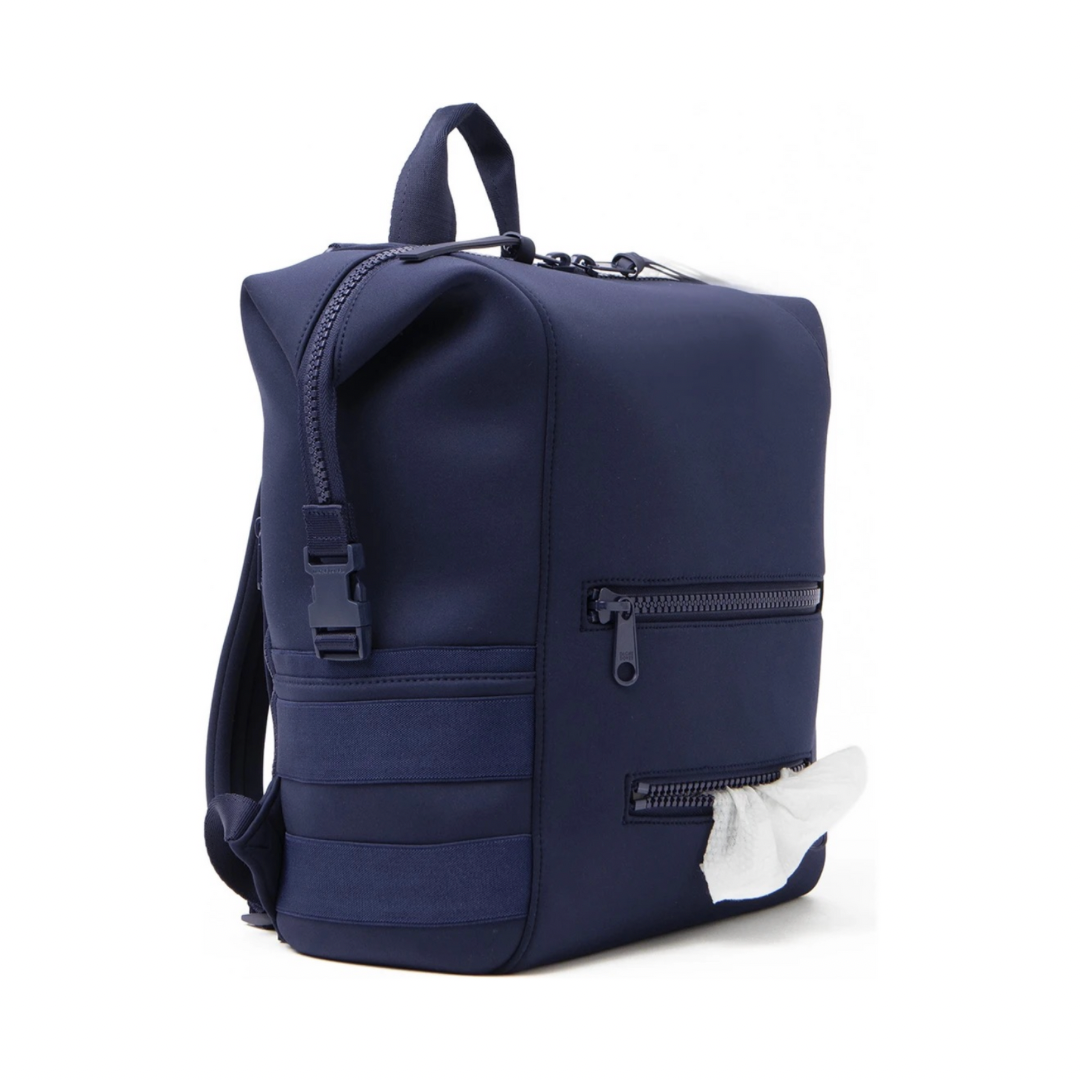 Navy Blue Waterproof Neoprene Baby Changing Bag