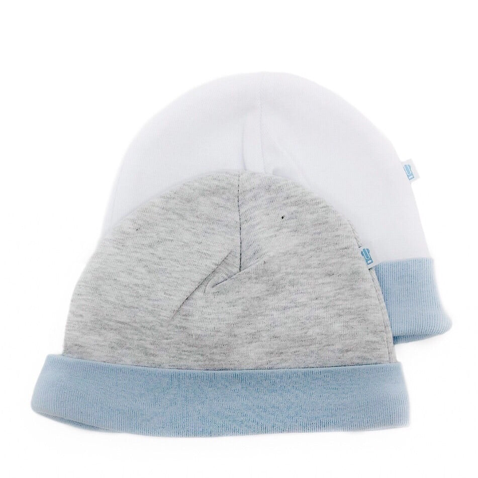 Baby Hat 2 Pack - Baby Blue