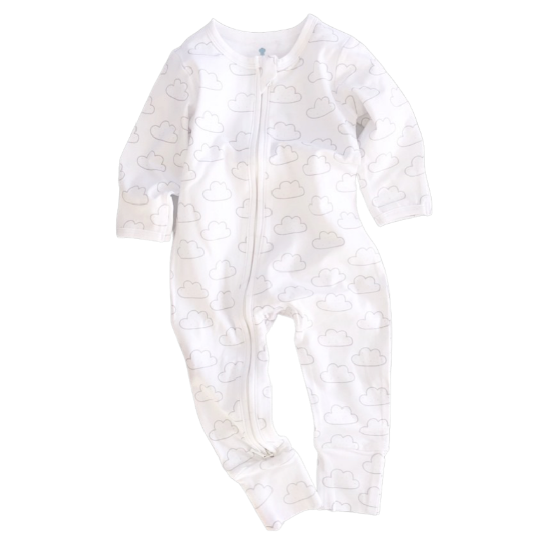 Clouds & Rainbows Twin Pack Zipped Babygrow