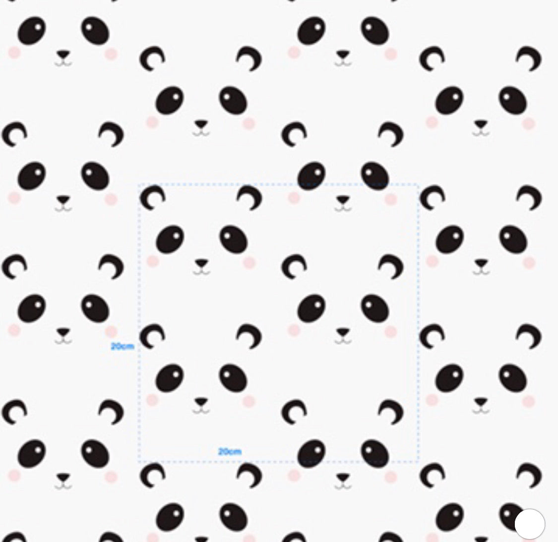 Panda Print Footless Zipped Babygrow