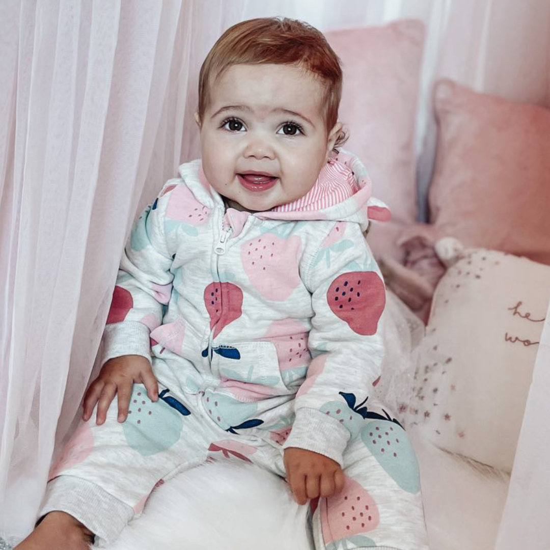 Baby zip up sales sweatshirt