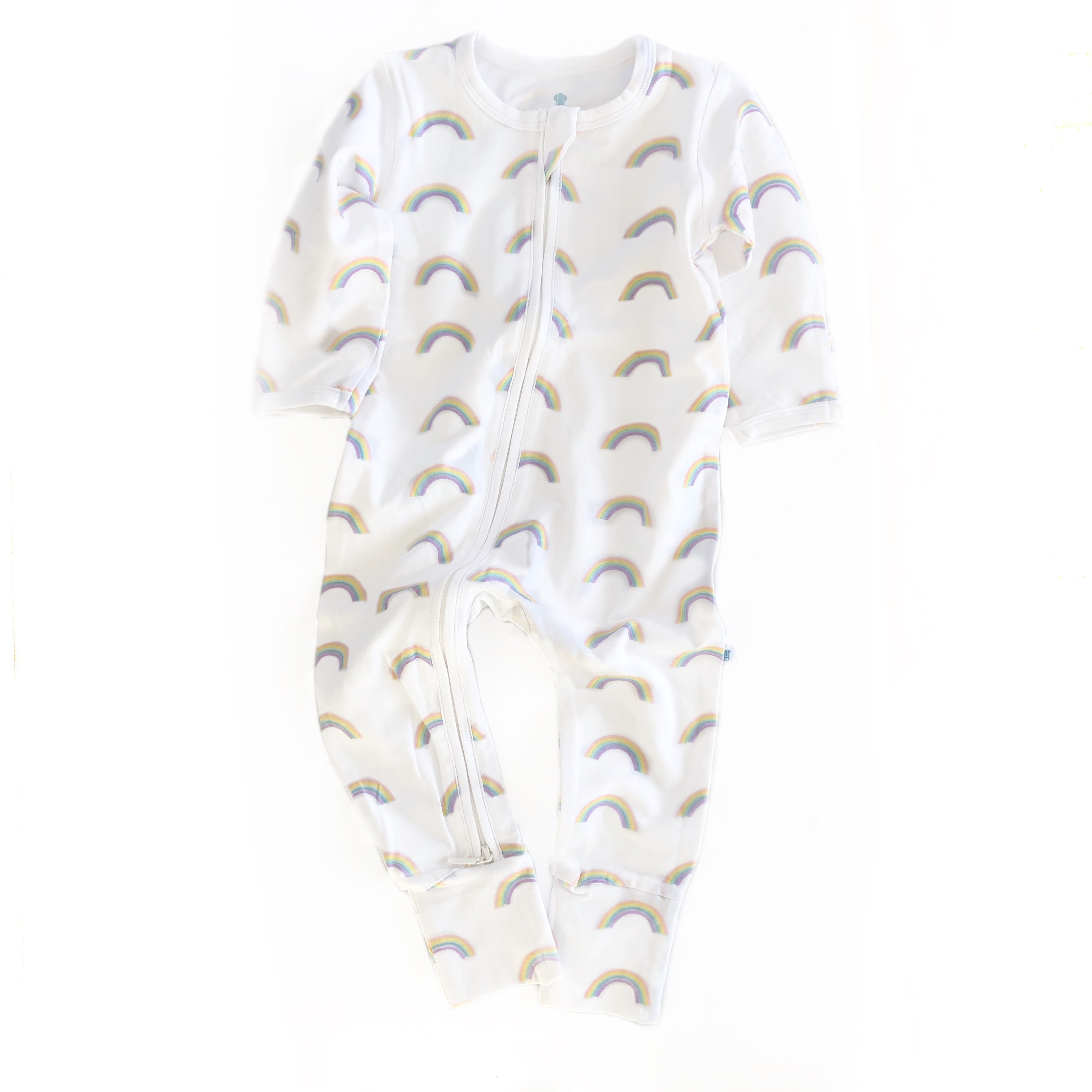 Clouds & Rainbows Twin Pack Zipped Babygrow