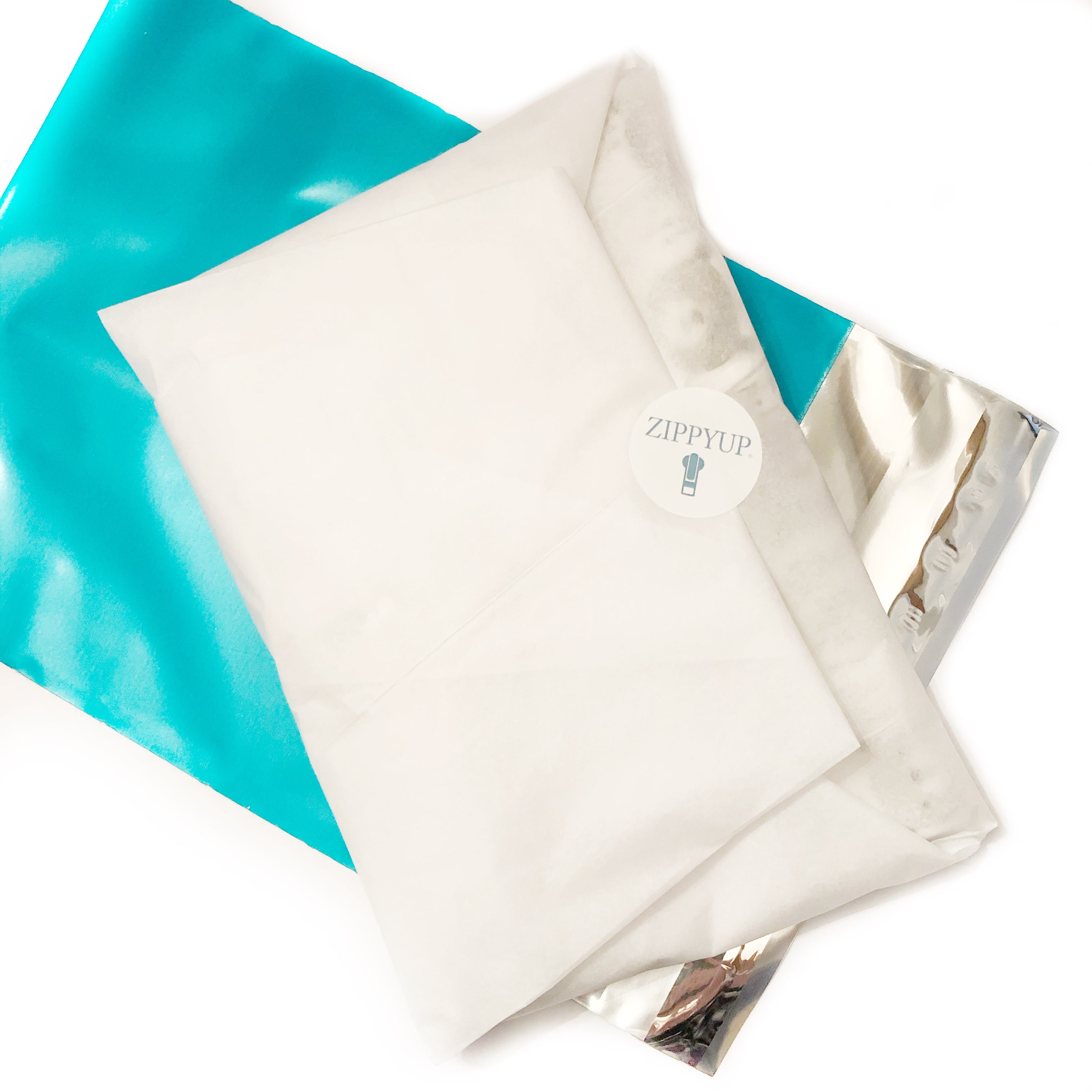 White Organic Cotton Zipped Babygrow